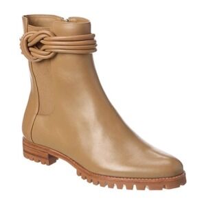 Alexandre Birman Vicky Waterproof Leather Combat Boot Women's US 8.5 EU 38.5 NWB